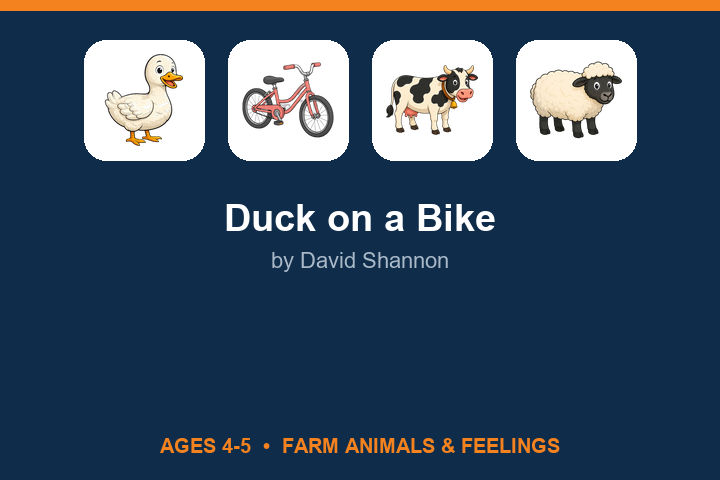 Duck on a Bike lesson