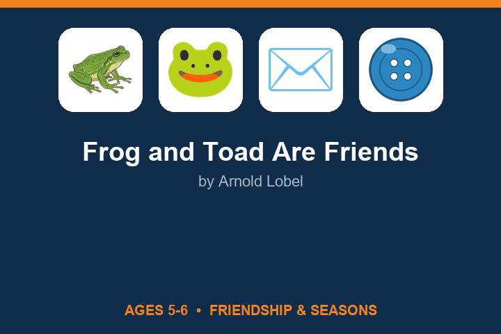 Frog and Toad Are Friends lesson