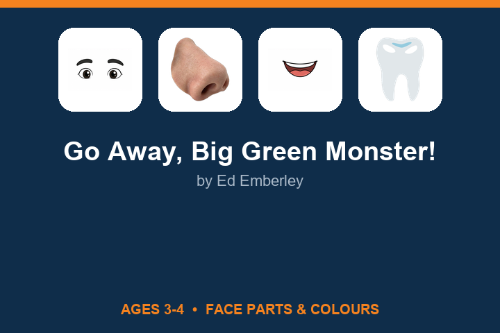 Go Away, Big Green Monster! lesson