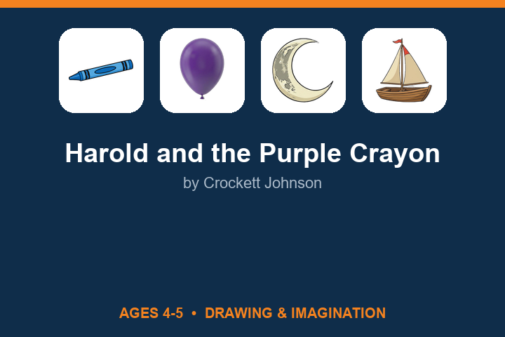 Harold and the Purple Crayon lesson