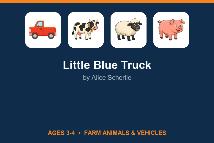 Little Blue Truck lesson