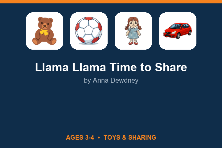 Llama Llama Time to Share lesson