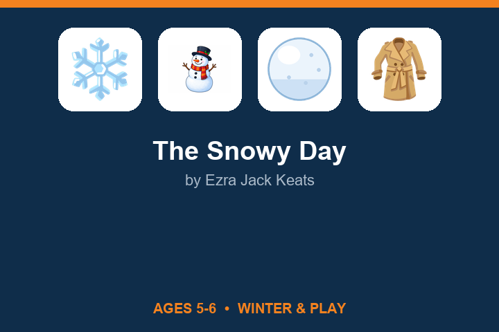 The Snowy Day lesson